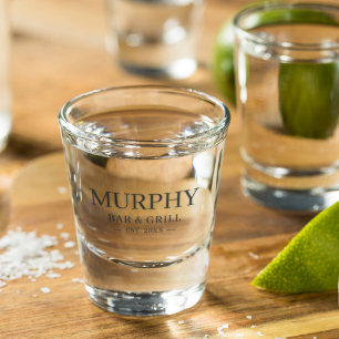 Copo De Shot Trendy Modern Classic Personated Home Bar Party