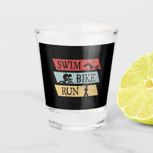 Copo De Shot Triatlo - Nadar Ciclismo Correr