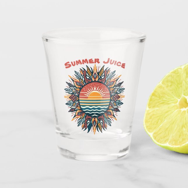 Copo De Shot Tribal Summer Sun (Frente)