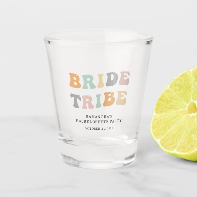 Copo De Shot Tribo da Noiva Personalizado Despedida de Solteira (Frente)