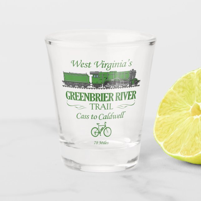 Copo De Shot Trilha do rio Greenbrier (RT2) (Frente)