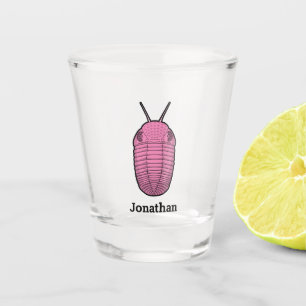 Copo De Shot Trilobita Pré-Histórica