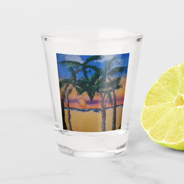 Copo De Shot Tropical Glass (Frente)