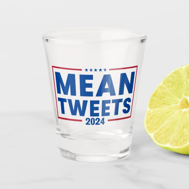 Copo De Shot Trump 2024 Eleição Média Dos Tweets (Frente)