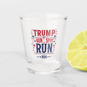 Copo De Shot Trump Run Spot Executar Debate Sobre Eleições Engr