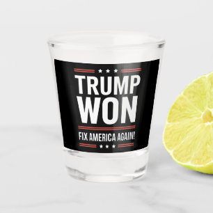 Copo De Shot Trump Venceu MAGA Trump Vencedor 2024 Conserte a A