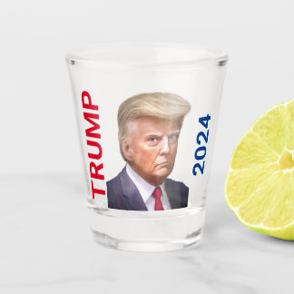 Copo De Shot Trump Ver Red Unfficial Mug Shot Trump 2024
