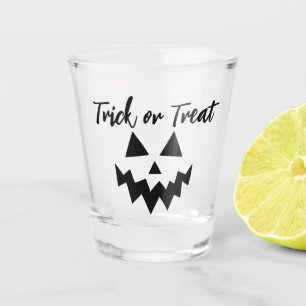 Copo De Shot Truque Adulto do Halloween ou Trate a Cara da Bomb
