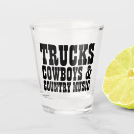 Copo De Shot Truques Cowboys Country Music