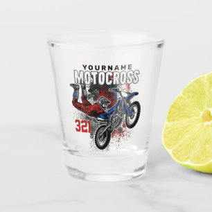 Copo De Shot Truques de corrida de motocross de estilo livre pe
