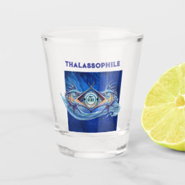 Copo De Shot Twin Marlin Shot Glass