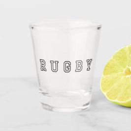 Copo De Shot Typografia de Rugby