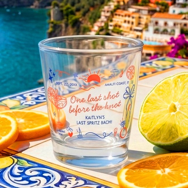 Copo De Shot Última Festa de Despedida de Solteira Spritz na Co (Criador carregado)