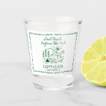 Copo De Shot Última Rastreio Antes Da Festa de solteira Do Véu<br><div class="desc">Esta Última Trilha Antes do Vidro da Festa de solteira de Véu apresenta um layout desenhado à mão com ilustrações desenhadas à mão juntamente com a letra manuscrita! Você tem liberdade para criar algo único! Edite facilmente o texto e as cores para corresponder ao seu estilo! As cores de texto...</div>