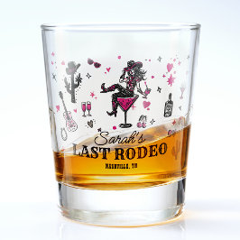 Copo De Shot Última Rodeo Cowgirl Diversão Nash Bash Bacheloret