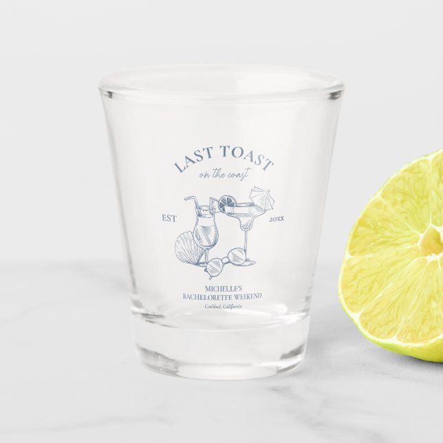 Copo De Shot Última Torrada na Festa de Solteira da Costa (Frente)