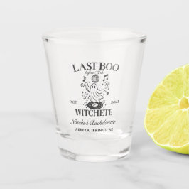 Copo De Shot Último Boo Antes de Festa de Halloween de Bachelor