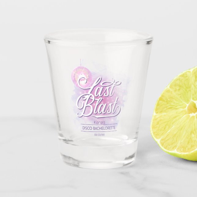 Copo De Shot Último Despedida de Solteira Disco ID928 (Frente)