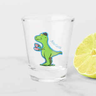 Copo De Shot Um desenho animado e engraçado