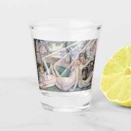 Copo De Shot Um Dia de Verão (Mulheres Bonitas no Sol)