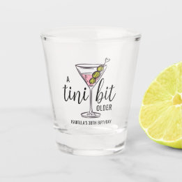 Copo De Shot Um Tini Pouco Mais Velho Coquetel Martini Tema de 