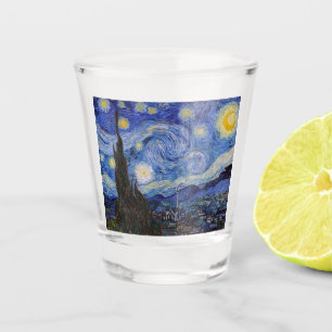 Copo De Shot Uma Noite Estrelada: Saint Remy por Vincent Van Go