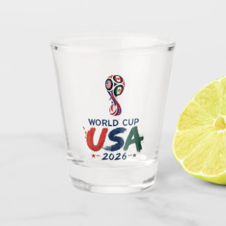 Copo De Shot Unidos pelo Jogo: Design de Celebração de Futebol