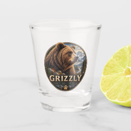 Copo De Shot Urso Cinzento - Selvagem Americano