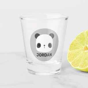 Copo De Shot Urso Panda Bonito com Nome Personalizado