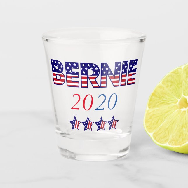 Copo De Shot US Patriotic Bernie 2020 (Frente)