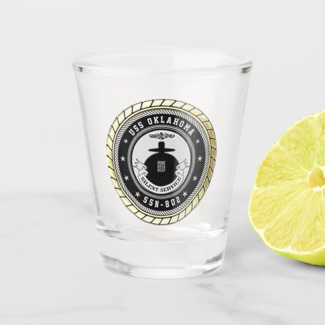 Copo De Shot USS Oklahoma (SSN-802) (Frente)