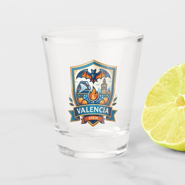 Copo De Shot Valência Espanha (Frente)
