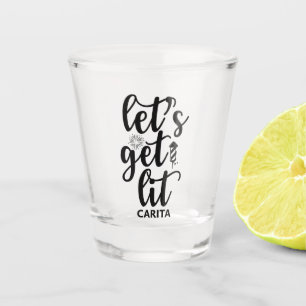 Copo De Shot Vamos Obter Shot Glass Personalizado