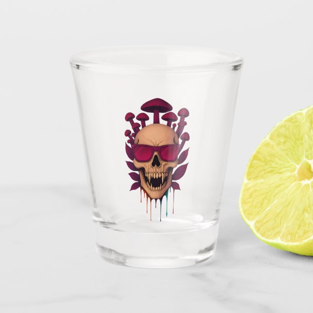 Copo De Shot Vampire Mushroom Skull (Frente)