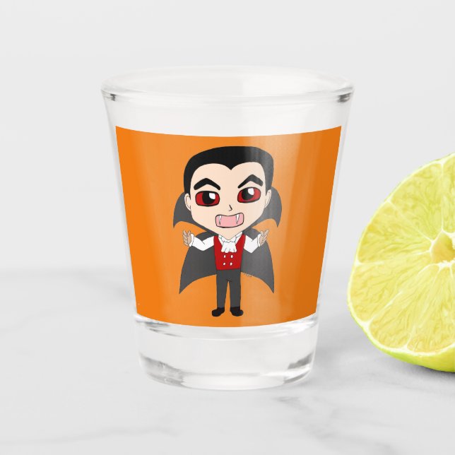 Copo De Shot vampiro de chibi (Frente)