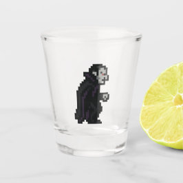 Copo De Shot Vampiro Retro de 8 bits