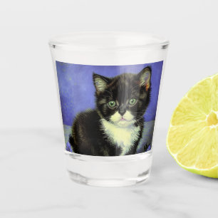 Copo De Shot Van Gogh Tuxedo Kitten