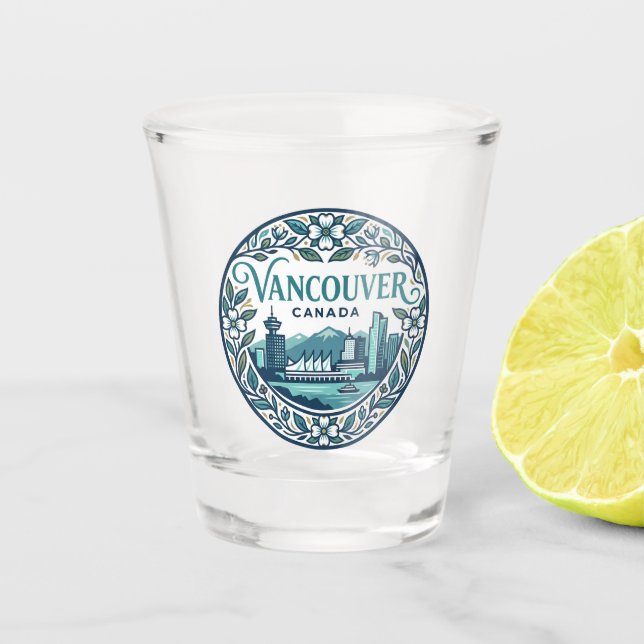 Copo De Shot Vancouver Canadá (Frente)