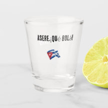 vaso con frase cubana