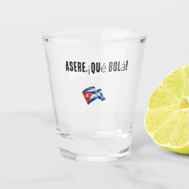Copo De Shot vaso con frase cubana