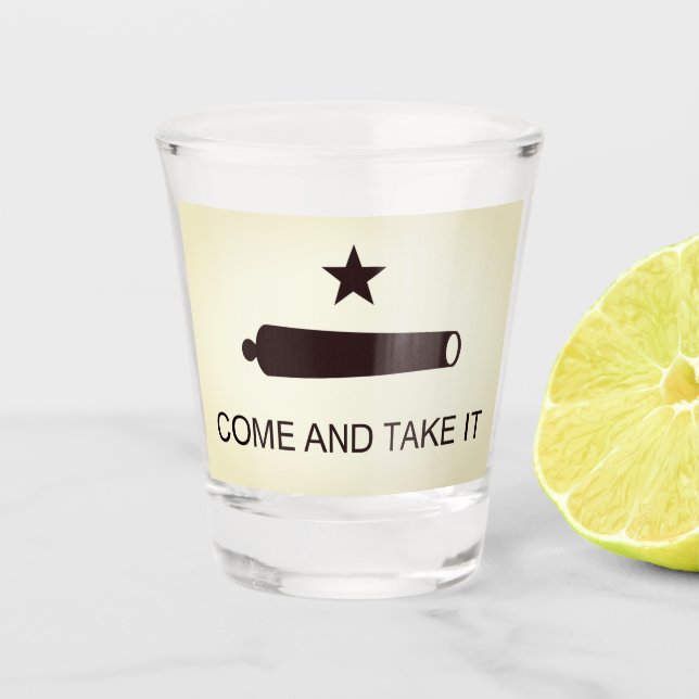 Copo De Shot Venha e tome a bandeira (TX) (Frente)