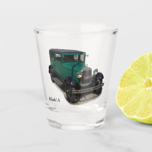 Copo De Shot Verde Modelo A Vidro De Tomada