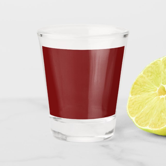 Copo De Shot Vermelho Luar (Frente)
