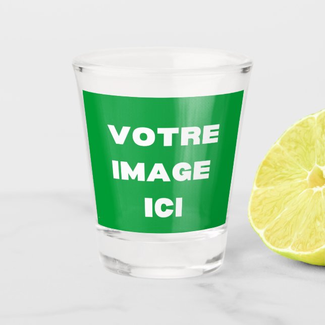 Copo De Shot verre à shooter - Votre image ici - personnalisée (Frente)