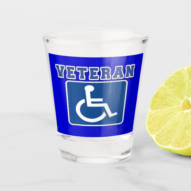 Copo De Shot Veterano deficiente (Frente)