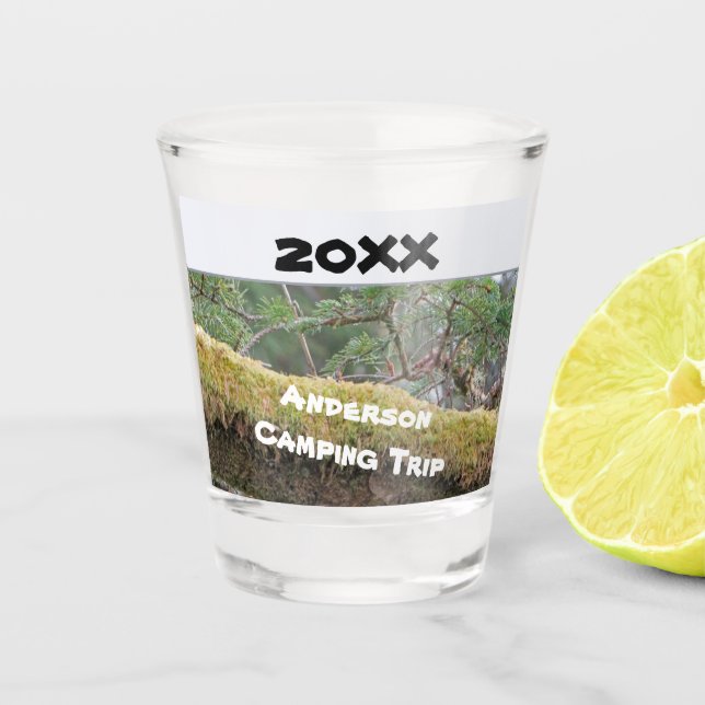 Copo De Shot Viagem de Acampamento Familiar Férias Rústicas ao  (Frente)