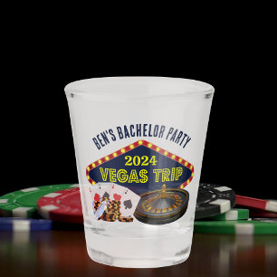 Copo De Shot Viagem de despedida de solteiro personalizável par