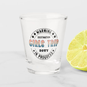 Copo De Shot Viagem Personalizada de Meninas em Andamento Gradi