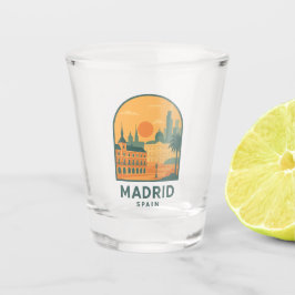 Copo De Shot Viagem Vintage Madrid Espanha – Cidade Retro