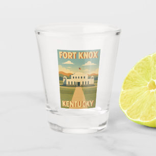Copo De Shot Viagens vintage Fort Knox Kentucky - Gráfico Retro